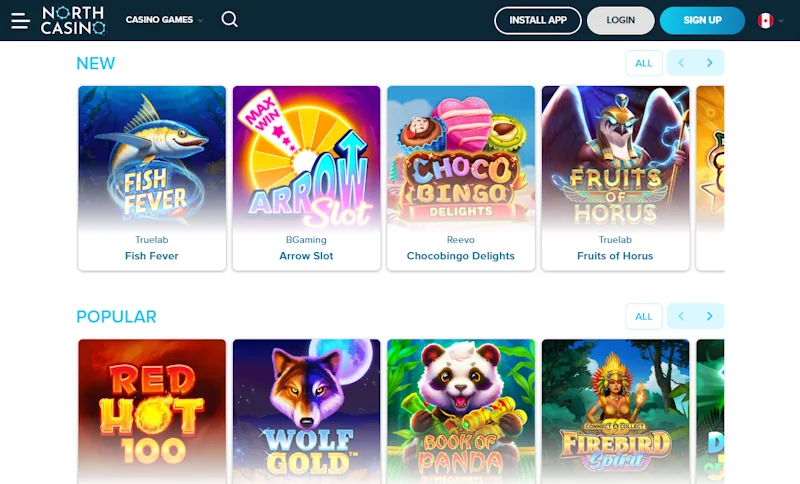 North Casino games